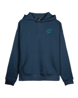 The Santa Cruz Womens Partial Dot Hoodie in Tidal Teal