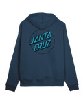 The Santa Cruz Womens Partial Dot Hoodie in Tidal Teal