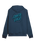 The Santa Cruz Womens Partial Dot Hoodie in Tidal Teal