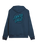 The Santa Cruz Womens Partial Dot Hoodie in Tidal Teal