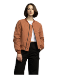 The Santa Cruz Womens Opus Dot Bomber Jacket in Clay