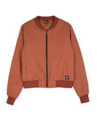 The Santa Cruz Womens Opus Dot Bomber Jacket in Clay