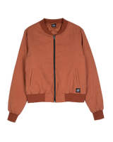 The Santa Cruz Womens Opus Dot Bomber Jacket in Clay