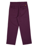 The Santa Cruz Womens Nolan Chino Trousers in Grape