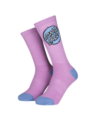 The Santa Cruz Womens Pop Dot Socks (3 Pack) in Purple, Blue Green