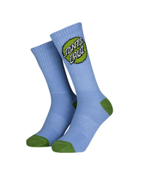 The Santa Cruz Womens Pop Dot Socks (3 Pack) in Purple, Blue Green