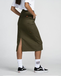 Classic Carpenter Skirt in Khaki