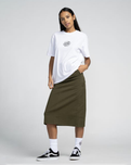 Classic Carpenter Skirt in Khaki