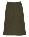 Classic Carpenter Skirt in Khaki