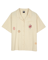 The Santa Cruz Womens Scatter Shirt in Off White