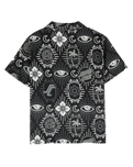 The Santa Cruz Womens Patchwork Shirt in Black Patchwork