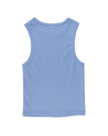 The Santa Cruz Womens Partial Dot Embroidery Vest in Hyacinth