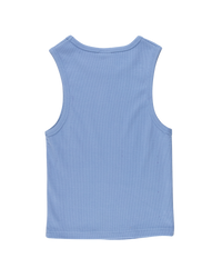 The Santa Cruz Womens Partial Dot Embroidery Vest in Hyacinth