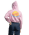 The Santa Cruz Womens Sunrise Dot Zip Hoodie in Fondant Pink