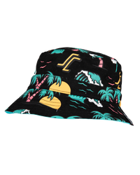 The Santa Cruz Boys Boys Paradise Repeat Bucket Hat in Black