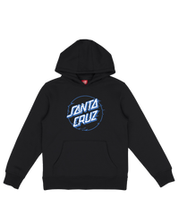 The Santa Cruz Boys Boys Vivid Other Dot Hoodie in Black