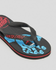 Boys Screaming Hand Flip Flops in Black