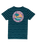 The Santa Cruz Boys Boys Paradise Break T-Shirt in Tidal Teal Wave Stripe