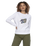 The Santa Cruz Womens Holo Moon Dot Front Sweatshirt in White