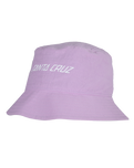 The Santa Cruz Womens Strip Cargo Bucket Hat in Orchid