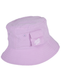 The Santa Cruz Womens Strip Cargo Bucket Hat in Orchid