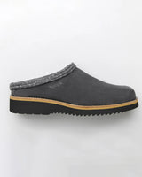 The Simple Mens Original Suede Clog in Charcoal