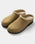 The Simple Womens Womens Original Suede Clog in Cowboy Brown