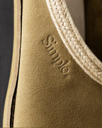 The Simple Mens Original Suede Clog in Cowboy Brown