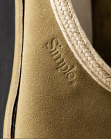 The Simple Mens Original Suede Clog in Cowboy Brown