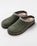 The Simple Mens Original Suede Clogs in Olive