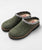 The Simple Mens Original Suede Clogs in Olive