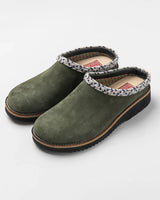 The Simple Womens Womens Original Suede Clog in Olive