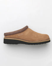 The Simple Mens Original Suede Clogs in Rust