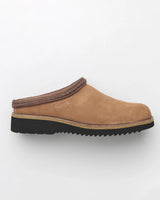 The Simple Mens Original Suede Clogs in Rust