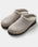 The Simple Mens Original Suede Clogs in Stone