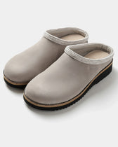 The Simple Womens Womens Original Suede Clog in Stone