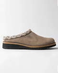 The Simple Mens Original Suede Clogs in Taupe