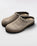 The Simple Mens Original Suede Clogs in Taupe