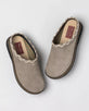 The Simple Womens Womens Original Suede Clog in Taupe