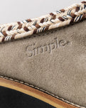 The Simple Mens Original Suede Clogs in Taupe