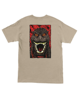 Godzilla Destroyer Stripes T-Shirt in Sand