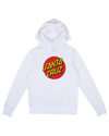 The Santa Cruz Womens Classic Dot Hoodie in White