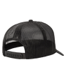 Oval Trucker Cap in Black