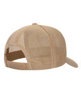 Oval Trucker Cap in Khaki