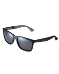 The Sinner Sunglasses Bretton Polarised Sunglasses in Matte Black & Smoke