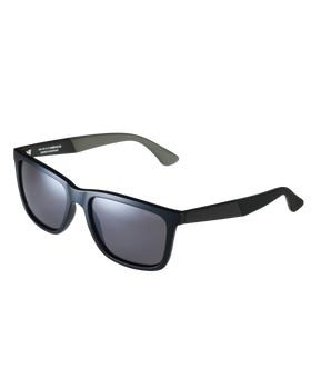 The Sinner Sunglasses Bretton Polarised Sunglasses in Matte Black & Smoke