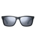 The Sinner Sunglasses Bretton Polarised Sunglasses in Matte Black & Smoke