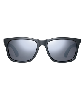 The Sinner Sunglasses Bretton Polarised Sunglasses in Matte Black & Smoke