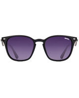 The Sinner Sunglasses Dagmar Sunglasses in Matte Black & Smoke Mirror