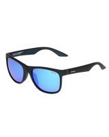The Sinner Sunglasses Rockford Sunglasses in Matte Black & Icy Blue Oil